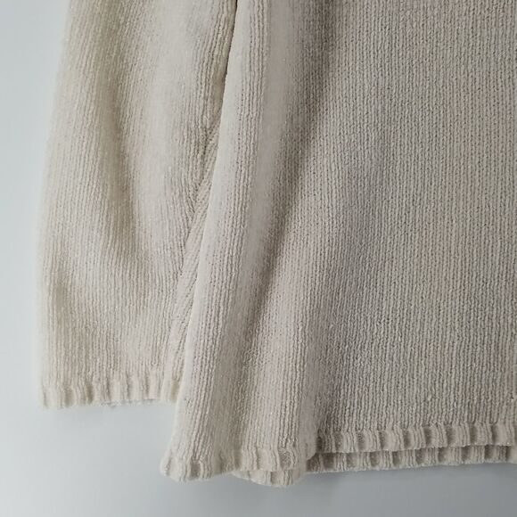 Penmans Sweater Women's Medium White Cable knit Soft V-Neck Long Sleeve Winter - Picture 6 of 8